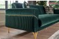 Canapea moderna de lux catifea verde Serra Gold