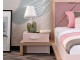 Noptieră pentru dormitor Fete Roz Mat - Stejar Colecția Angel City ✴️ KUPA