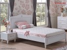 Pat Alb 120x200 Juliette pt. Fete Copii Tineret ✨ Oferta Preț Direct KUPA