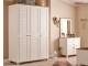 Dulap de haine 3 usi Crem Ivory dormitor Tineret NOVA ✅ Pret Direct