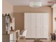 Dulap de haine 3 usi Crem Ivory dormitor Tineret NOVA ✅ Pret Direct