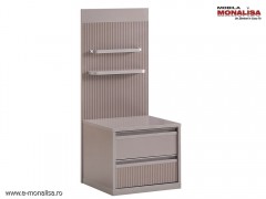 Noptieră Modernă Gri pt. Tineret Colecția Shadow - Model Original KUPA
