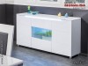 Mobila Living Alb modern MDF Lucios Newport