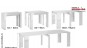 Masa consola Extensibila alba Candy 2-4-6-8-10-12 persoane