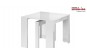 Masa consola Extensibila alb lucios 2-4-6-8 persoane Mateo / Helena