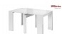 Masa consola Extensibila alb lucios 2-4-6-8 persoane Mateo / Helena