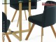 Pachet Masa Sticla si 4 Scaune Compact