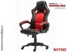 Scaun gaming ieftin Nitro negru/rosu