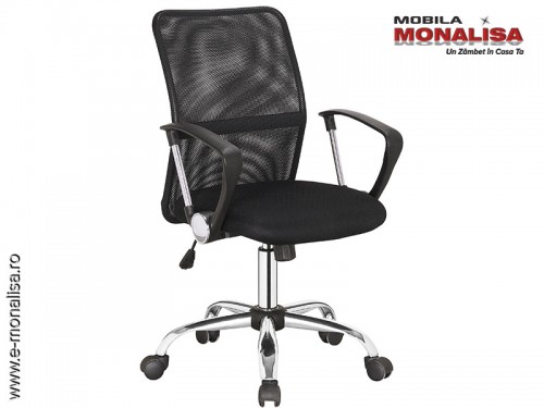 Scaun de birou cu Balans Mesh Negru - Office