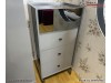 Set Mobila Dormitor moderna gri mdf lucios sticla gri Alessa