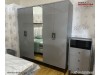Set Mobila Dormitor moderna gri mdf lucios sticla gri Alessa