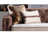 Canapea chesterfield extensibila Armada S Luxury crem + maro