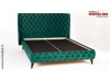 Pat Chesterfield verde de Lux Armada 160x200 cu lada