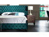 Pat Chesterfield verde de Lux Armada 180x200 cu lada