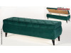 Pat Chesterfield verde de Lux Armada 160x200 cu lada