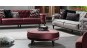 Canapea chesterfield gri extensibila Armada pt. living modern
