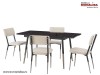 Masa Extensibila Moderna negru lucios Asos – Eleganta si Functionalitate