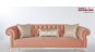 Canapea clasica de Lux roz prafuit Avangard