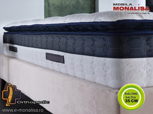 Saltea Ortopedica 160x200 cm | Inaltime 35cm - ComfortRoll BoxSpring