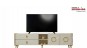 Comoda TV alba pt. living modern elegant Dolce de lux. Unitate Tv DLC