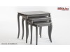 Canapea chesterfield catifea albastru regal Dorea - 3 locuri