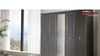Set mobila dormitor Gri antracit Stil Modern de Lux Dorea