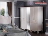 Dormitor Alb lucios Modern Elegance de Lux