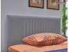 Pat Tapitat modern Gri cu Lada pt. lenjerie, somiera si pistoane Eva