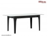 Masa Extensibila Moderna alb gri antracit - Design Elegant si Functional Eva
