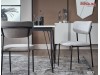 Masa Extensibila Moderna alb gri antracit - Design Elegant si Functional Eva