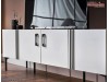 Comoda tv alba pentru living Modern Eva calitate Premium
