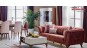 Canapea moderna eleganta Ferra rosu caramiziu 3 locuri Canapea moderna eleganta Ferra rosu caramiziu 3 locuri