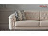 Canapea Crem chesterfield moderna Grande Chester de Lux