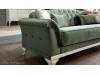 Canapea verde de 3 locuri extensibila Helen smarald Lux