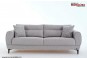 Canapea extensibila Gri 3 locuri cu lada si perne Metropol