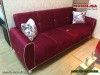 Canapea Extensibila 3 Locuri cu lada Burgundy - Bordo - Lilya