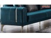 Canapea extensibila catifea crem pt. living elegant de Lux Perissa