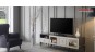 Comoda TV alb gri antracit moderna de Lux Prada