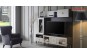 Comoda TV alb gri antracit moderna de Lux Prada