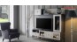 Comoda TV alb gri antracit moderna de Lux Prada