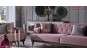 Canapea originala de Lux Prada chester roz prafuit 3 locuri