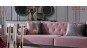 Canapea originala de Lux Prada chester roz prafuit 3 locuri