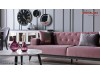 Canapea originala de Lux Prada chester roz prafuit 3 locuri