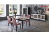 Mobila Living modern de Lux original Prada gri antracit si bej