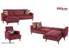 Coltar extensibil ieftin cu Sezlong Story Rosu Burgundy C2CL