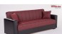 Canapea ieftina extensibila cu lada depozitare Sydney Rosu