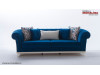 Canapea clasica de Lux Albastru Royal chesterfield Versay