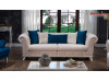 Canapea clasica de Lux Albastru Royal chesterfield Versay