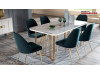 Mobila moderna living de Lux alb ivory Veyron