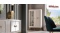 Mobila moderna living de Lux alb ivory Veyron